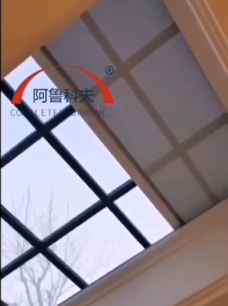 電動(dòng)陽光房天井搭配電動(dòng)遮陽視屏